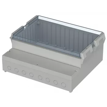 Bopla RCP 2500 vezérlőház, 257 x 217 x 132,5 mm, ABS/polikarbonát, világosszürke 41250109