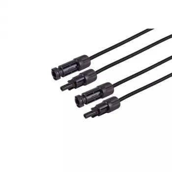 S CONN MAXIMUM CONNECTIVITY PV4 hosszabbítókábelszett, 4mm², 2 darabos csomag, 1m, fekete (02-32025)