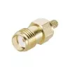 Telegärtner J01151A0611 SMA kábel aljzat, crimp G05, RG-223/U, RG-142 B/U számára, arany