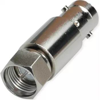 Telegärtner J01008A0031 koax adapter, BNC-aljzat F-dugóra