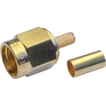 TELEGÄRTNER SMA dugó csatlakozó crimp/forrasztás G08-hoz (RD-316) arany J01150A0021