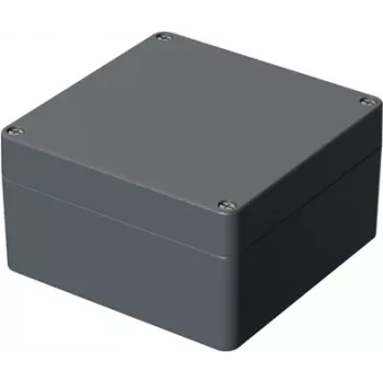 Bopla A 127 univerzális ház, 180 x 180 x 101 mm, alumínium, ezüstszürke (RAL 7001) (01127000.H)