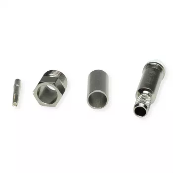 TELEGÄRTNER TEGA J01701A0007Z FME kábelaljzat crimp RG58C/U 50 Ohm nikkel/arany