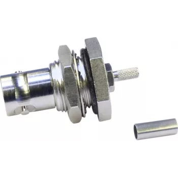 Telegärtner BNC beépíthető aljzat crimp csatlakozó 75 Ohm RG-179 B/U-hoz, G04