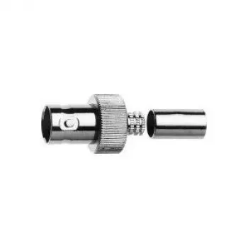 Telegärtner BNC kábelaljzat crimp G30 50 Ohm LMR-240-hez, 5 darabos csomag J01001A0073