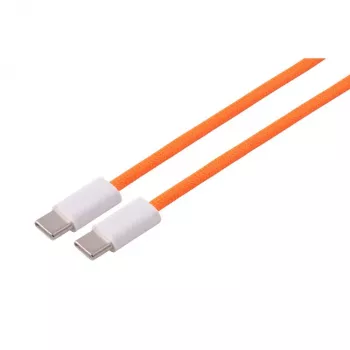 S CONN MAXIMUM CONNECTIVITY USB-C - USB-C kábel 2.0 240W narancssárga textil 2,5m 14-22257
