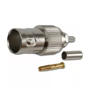 Telegärtner BNC kábelaljzat krimpelő G04 75 ohm RG-179B/U-hoz, 5 darabos csomag J01003B0021