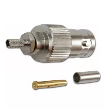 Telegärtner BNC kábelaljzat krimpelő G04 75 ohm RG-179B/U-hoz, 5 darabos csomag J01003B0021