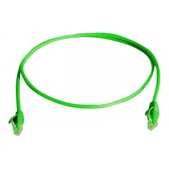Telegärtner 100008515 CAT 6 RJ45 patch kábel, 3 m, zöld, lángmentes, törésvédelemmel