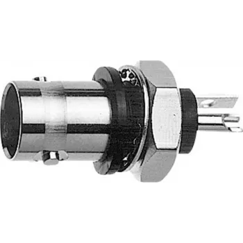 Telegärtner BNC beépítési aljzat, szigetelt 50 ohm, kék szigetelőperem, Z01 sorozat J01001B0043