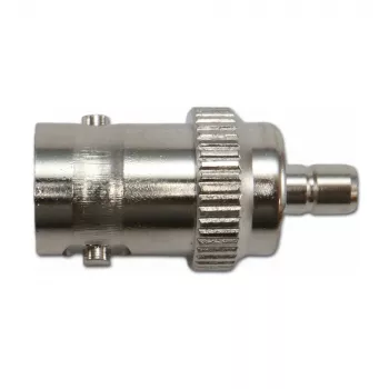 Telegärtner koaxiális adapter BNC aljzat SMB dugóra, 50 ohm, egyenes J01008F0033