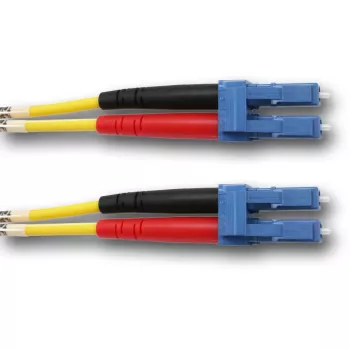 TELEGÄRTNER LC-LC single-mode OS2 duplex üvegszálas patchkábel, 2 m, sárga L00871A0003