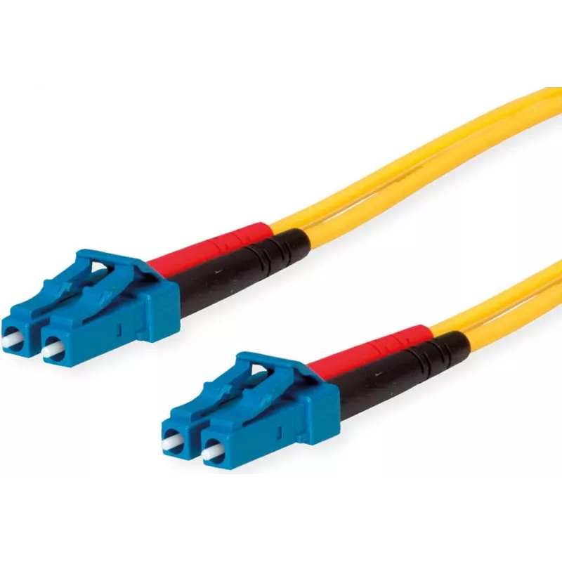 Telegärtner LC-LC single-mode OS2 duplex patchkábel, 3m, sárga L00872A0002