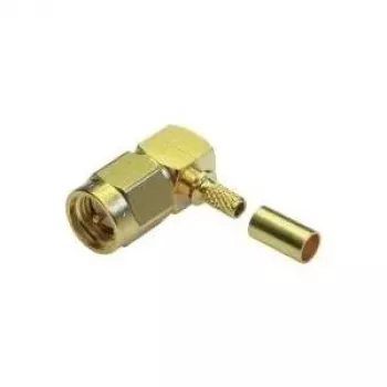 TELEGÄRTNER SMA szögletes crimp dugó RG-58 C/U-hoz, arany, 5 darabos csomag J01150A0091