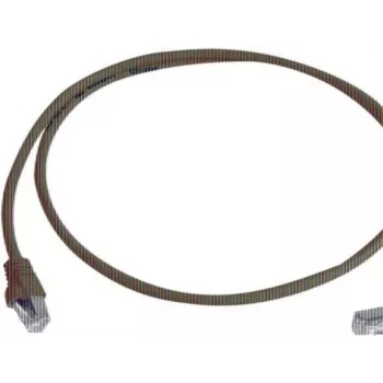 Telegärtner Cat 6A S/FTP patchkábel, PiMF, kék, 2,0 m, egyik vége hajlított L00001A0159