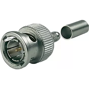 Telegärtner J01002A0058 BNC kábeldugó G04, crimp, HDTV, 75 Ohm, RG-179B/U-hoz
