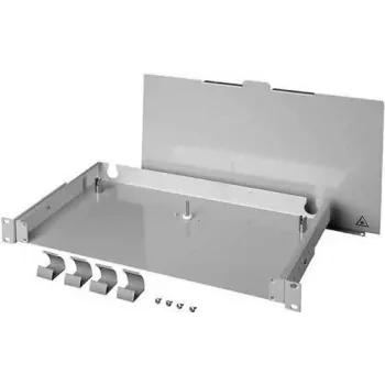 Telegärtner 19 inch 1U optikai rack ház előlap nélkül TN-BasisV-1HE (H02030A0559)
