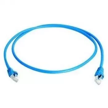 TELEGÄRTNER Cat.6A S/FTP LSZH patch kábel, 2m, kék, RJ45, EIA/TIA 568B L00001A0289