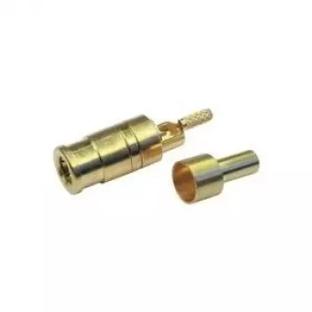 Telegärtner SMB aljzat PCB csatlakozó, egyenes, 50 Ohm, aranyozott