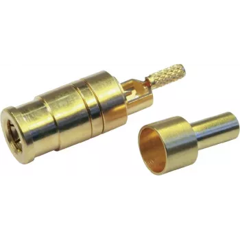 Telegärtner SMB aljzat PCB csatlakozó, egyenes, 50 Ohm, aranyozott