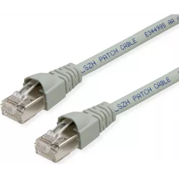 TELEGÄRTNER TEGA Cat.6A IEC MP8 FS 500 LSZH patchkábel 7 m szürke L00004A0093