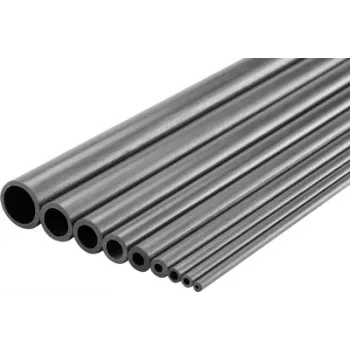 Reely szénszál cső 2 mm külső átmérő, 1 mm belső átmérő, 1000 mm hossz, 1 darab