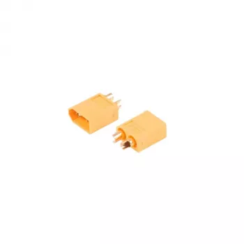 S CONN MAXIMUM CONNECTIVITY SC02-XT60 XT60 csatlakozó pár (dugó és hüvely) 60A nagyáramú aranyozott érintkezők RC-modellekhez, drónokhoz, akkumulátorokhoz