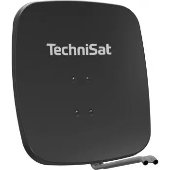 TechniSat SATMAN 65 PLUS parabolaantenna – 65 cm, 35,7 dBi erősítés, HDTV, árbocrögzítés, világosszürke