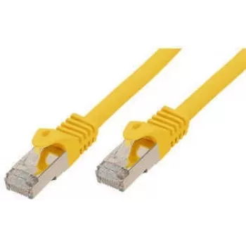 S CONN Standard patchkábel Cat. 6A Cat.7 nyers kábellel S/FTP kettős árnyékolású halogénmentes sárga 50,0 m 16675550Y
