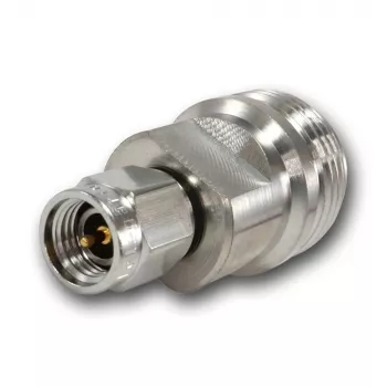 Telegärtner Inter-Series koaxiális adapter SMA dugó N aljzatra 50 ohm DC-18 GHz