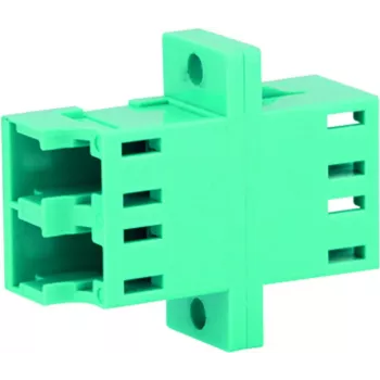 Telegärtner J08071A0028 LC/APC szimpla adapter, zöld, cirkónium hüvely