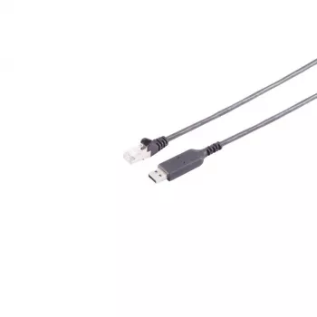 S CONN MAXIMUM CONNECTIVITY USB-A RJ45 Gigabit Ethernet adapterkábel, 1 m, fekete 13-52025