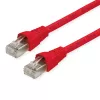 TELEGÄRTNER 100028072 Cat6a S/FTP patchkábel, 5,5 m, piros