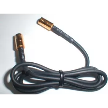 Wittenberg Antennen 1 m antennakábel SMB aljzat FME dugó RG174 50 Ohm fekete 103517