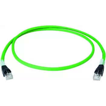 Telegärtner L80404A0005 7,5m Cat6a S/FTP (S-STP) zöld hálózati kábel
