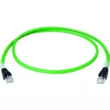 Telegärtner L80404A0005 7,5m Cat6a S/FTP (S-STP) zöld hálózati kábel