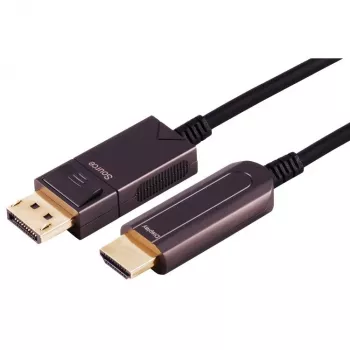 S/CONN maximum connectivity 30-20075 optikai DisplayPort–HDMI-A adapterkábel, 4K60, 10 m