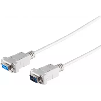 S CONN MAXIMUM CONNECTIVITY 9-pin Sub-D soros kábel, dugó – hüvely, 3,0 m, szürke