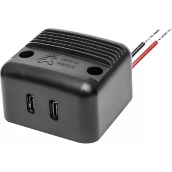 ProCar beépített Power USB-C kettős aljzat PD/QC 2x 30W 12V/24V (67379000)