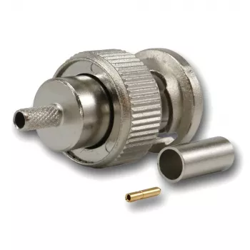 Telegärtner BNC krimp kábeldugó G08, 50 Ohm, Professional, RD-316, 5 db (J01000A0043)