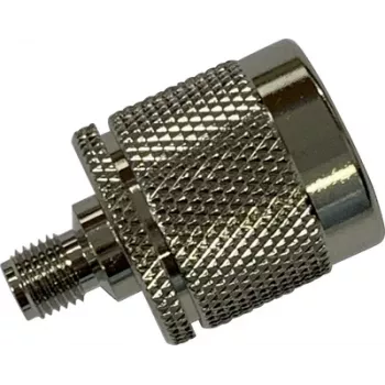 Wittenberg Antennen 103511 SMA-aljzat N-dugóra RF-adapter, 50 Ohm, nikkelezett sárgaréz