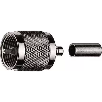 Telegärtner UHF krimpcsatlakozó G01 RG-58 C/U-hoz, 50 ohm, nikkel/arany, 1 db J01040A0001