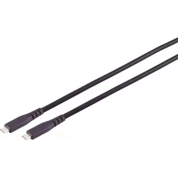 S CONN MAXIMUM CONNECTIVITY USB-C – USB-C kábel 3.2 Gen 2x2 2,5 m TPE fekete 13-57255