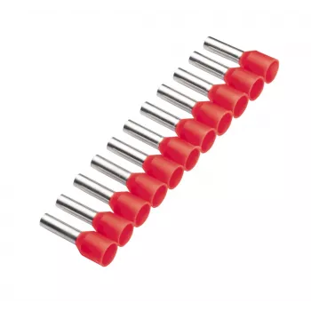 Cimco 187502 érvéghüvely 1 mm² részben szigetelt piros 500 db