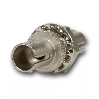 Telegärtner ST multimód simplex csatlakozó foszforbronz hüvellyel, fémház, egylyukas rögzítés, Z64 J08011A0003