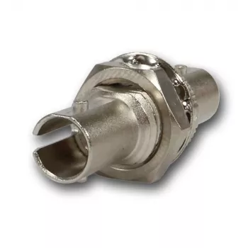 Telegärtner ST multimód simplex csatlakozó foszforbronz hüvellyel, fémház, egylyukas rögzítés, Z64 J08011A0003