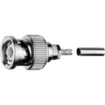 Telegärtner BNC kábeldugó krimp G08 50 ohm, krimp/krimp, Professional, A2914, G08 (RD-316) (J01000B0022)