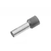 Cimco 187004 Partially Insulated Wire Ferrule, 0.75 mm², Grey, 100 Pieces