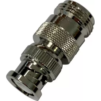 Wittenberg Antennen 103507 BNC-dugó–N-aljzat koaxiális adapter, 50 Ohm, nikkelezett sárgaréz