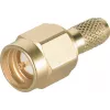 Telegärtner SMA kábeldugó crimp/forraszt G05 (RG-223/U, RG-142 B/U), arany, 50 Ohm, DC-18 GHz J01150A0031